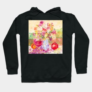 Rose Wine and Fruist. Delicate Taste of Sunny Valleys Hoodie